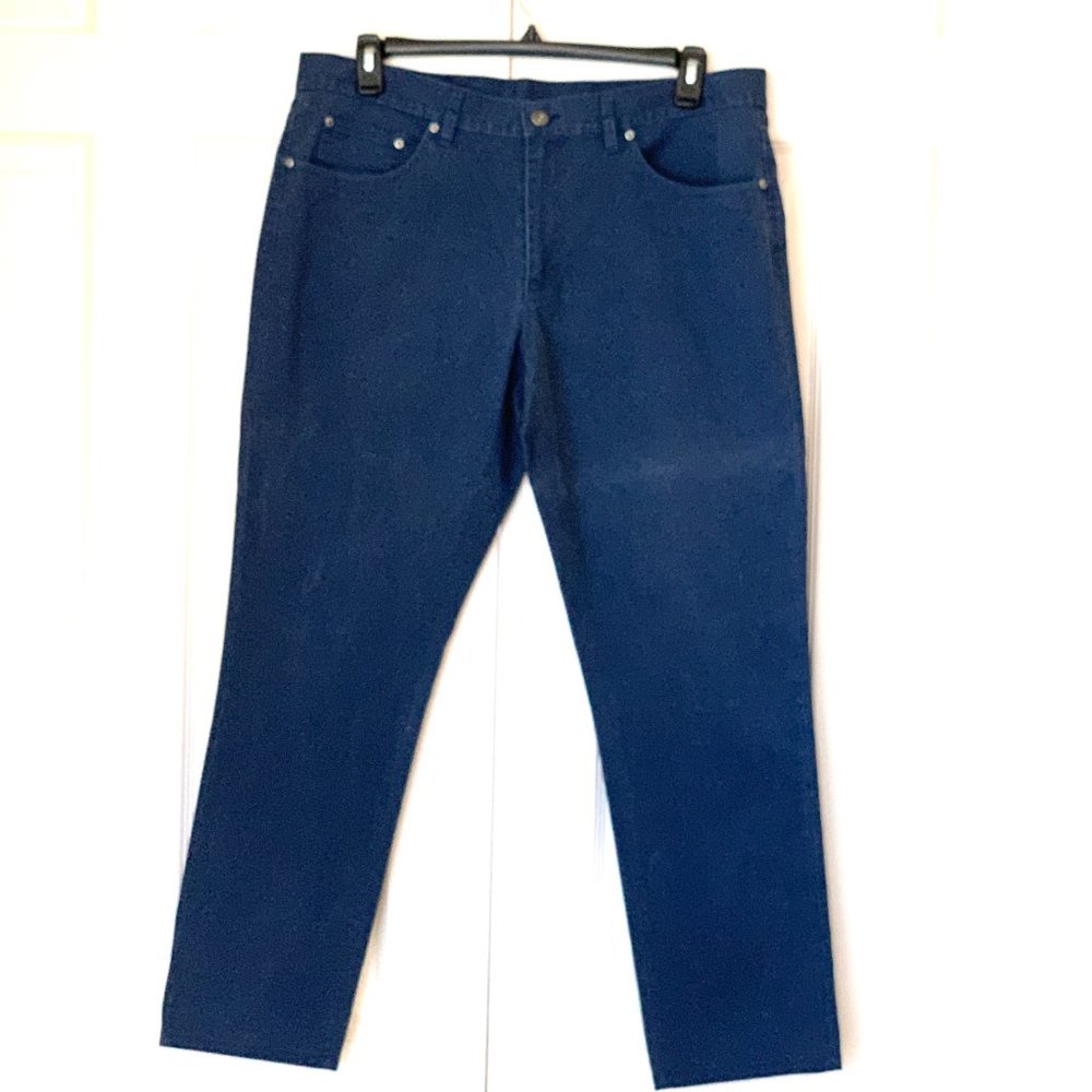 NORDSTROM BLUE 5 POCKET CLASSIC JEAN 38X32 Slim Fit Straight Leg